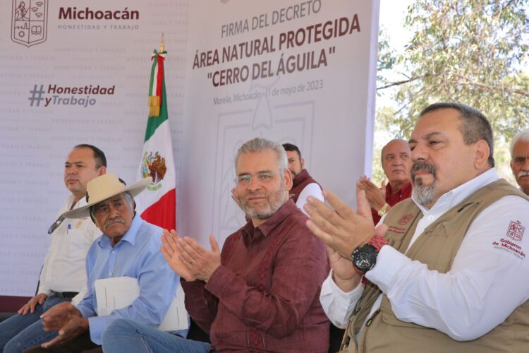 Decreta Ramírez Bedolla Área Natural Protegida al cerro del Águila de Morelia