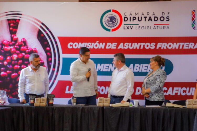 Nacho Campos, presente en parlamento abierto para el fomento de la caficultura