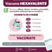 Vital, aplicar la vacuna hexavalente en menores de edad: Secretaría de Salud
