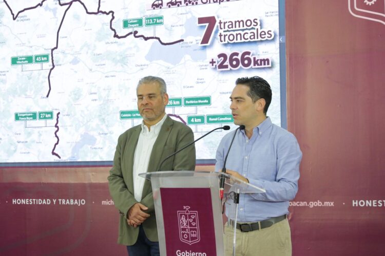 Gobierno de Michoacán invertirá mil mdp en siete obras carreteras multianuales