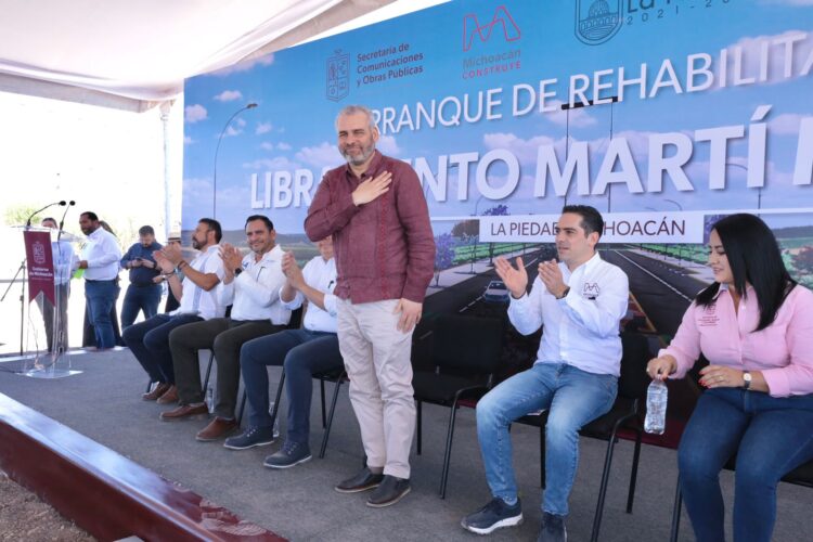 Inicia Ramírez Bedolla rehabilitación del libramiento Martí Mercado en La Piedad