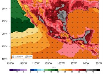 Infernales, las temperaturas en México !!