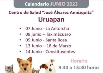 Anuncia SSM campaña de vacunación antirrábica canina y felina en Uruapan