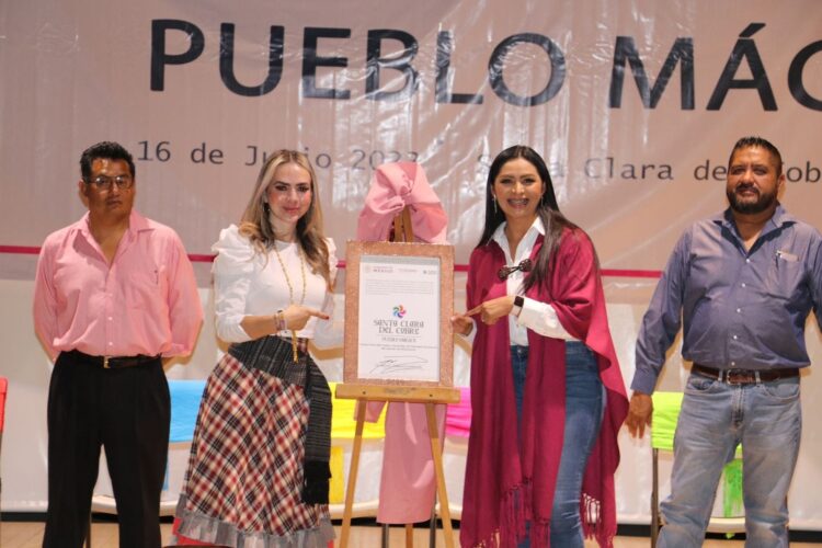 Celebran el trece Aniversario de Santa Clara del Cobre como Pueblo Mágico
