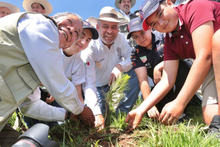 Inicia Bedolla reforestación 2023. Habrán más de 10 millones de árboles para 2024