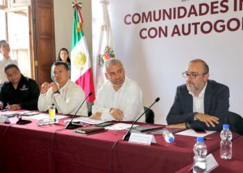 Refrenda Bedolla trabajo coordinado a las comunidades con autogobierno
