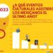 Así los eventos culturales entre los mexicanos, en números, durante 2022