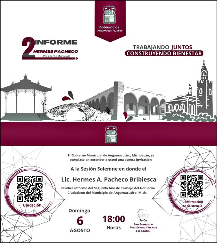 Trabajando e informando estamos en el gobierno de Angamacutiro: H. Pacheco