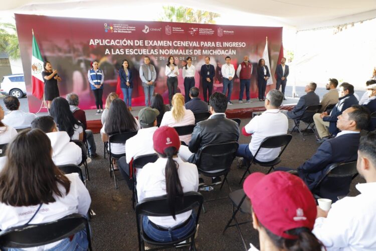 En orden, inicia aplicación del Ceneval para ingreso a Normales de Michoacán
