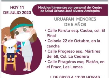 ¡¡ Continúa la vacunación en Uruapan !!