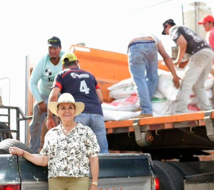 Intensifica Julieta Gallardo trabajos del dron agrícola en beneficio a campesinos