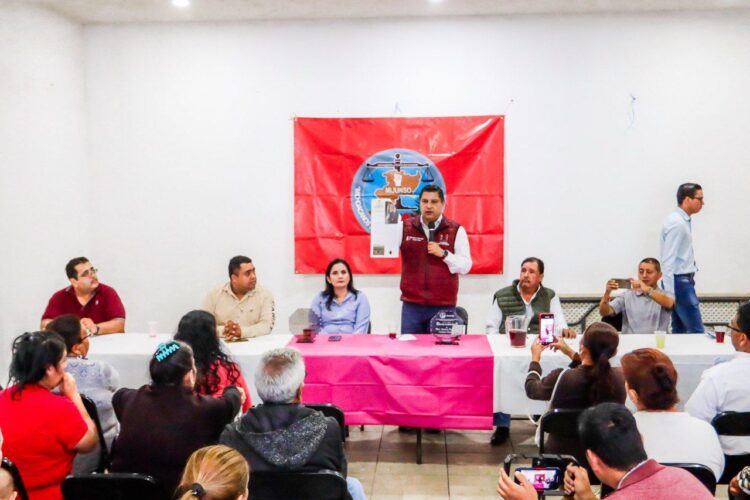 Nacho Campos inició la difusión popular de su segundo informe de gobierno