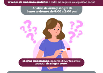 Durante agosto, SSM realizará pruebas de embarazo gratuitas en Uruapan