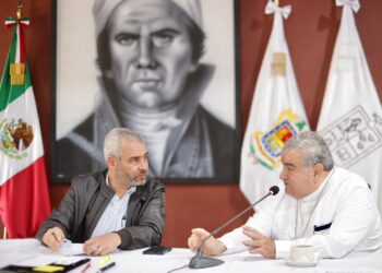 Bedolla, arzobispo y obispos establecen ruta por la paz y la justicia en Michoacán