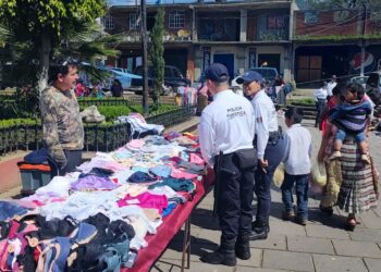 Fortalece Seguridad Pública de Uruapan su presencia en comuna de Capacuaro