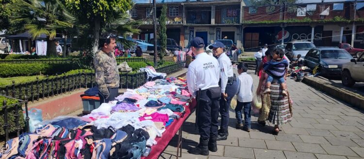 Fortalece Seguridad Pública de Uruapan su presencia en comuna de Capacuaro