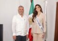 Ramírez Bedolla recibe a Melissa Flores, ganadora de Mexicana Universal 2023