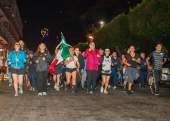 Fuego de independencia llegó a Uruapan
