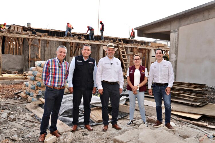 Supervisa Bedolla avance de obra en el Icatmi de Villas del Pedregal en Morelia