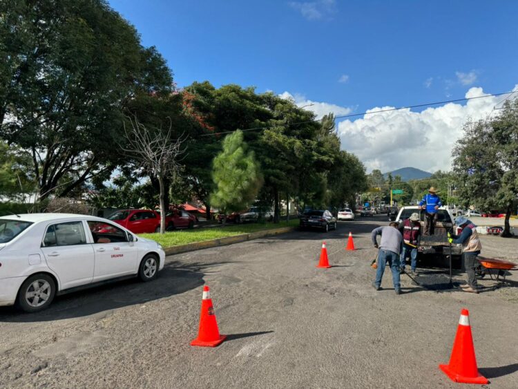 Realiza Gobierno de Uruapan jornada intensiva de bacheo tras lluvias atípicas