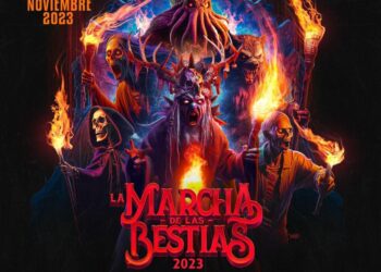 La marcha más terrorífica en Pátzcuaro