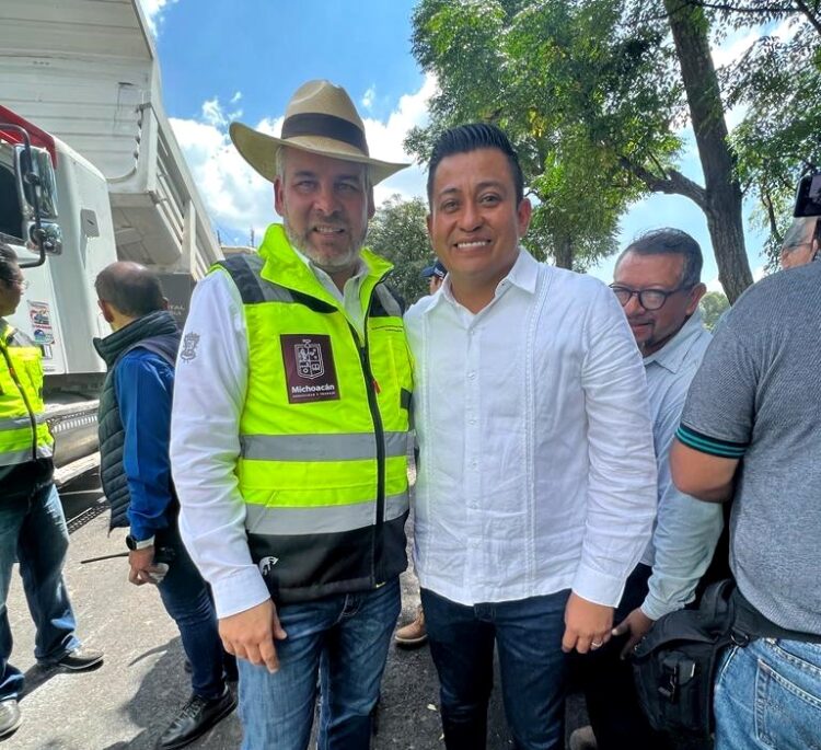 Angamacutiro se beneficia con obras de infraestructura del Gobierno del Estado