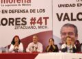 Raúl Morón e Itzé Camacho impulsan la Unidad de Morena en todo  Michoacán
