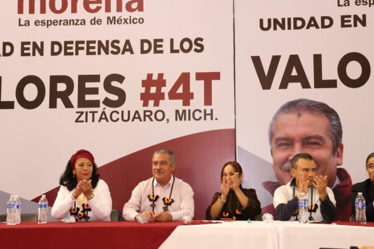 Raúl Morón e Itzé Camacho impulsan la Unidad de Morena en todo  Michoacán