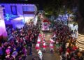La octava Caravana Navideña 2023 atrajo a más de 70 mil uruapenses