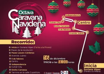Hoy es la Caravana Navideña de Uruapan