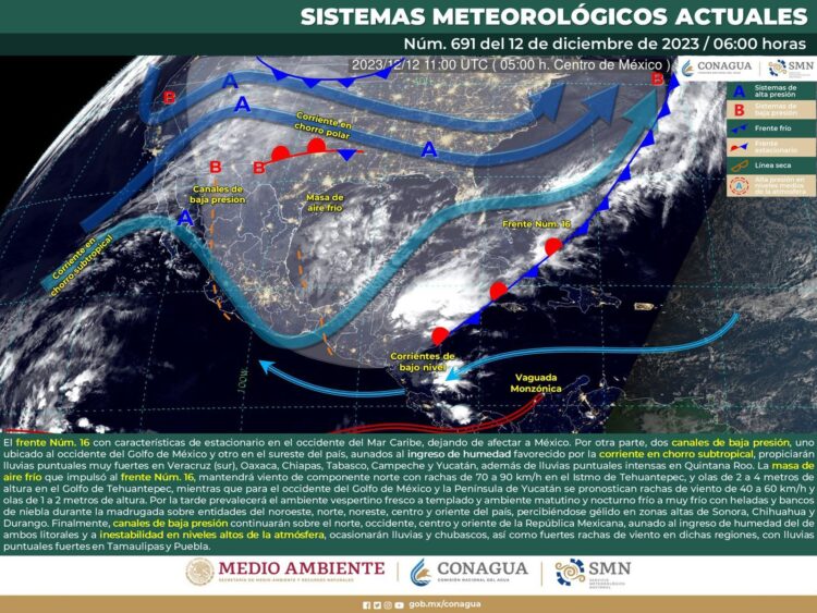 PC alerta por lluvias y frío en Michoacán