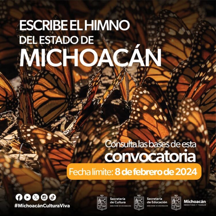 Amplían convocatoria para crear el himno de Michoacán