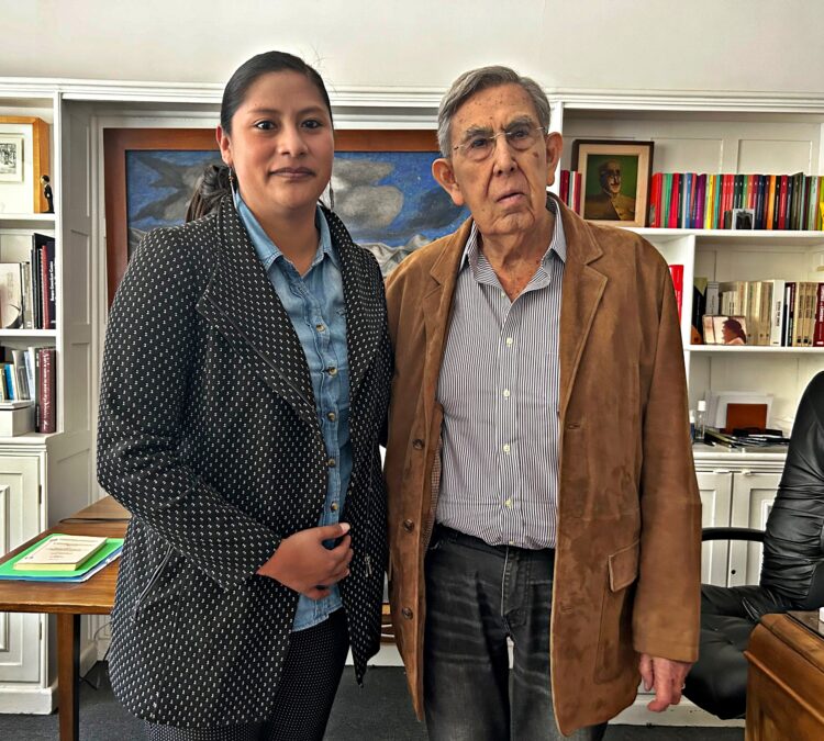 Dialogan Celeste y Cuauhtémoc Cárdenas sobre la situación del país y Michoacán