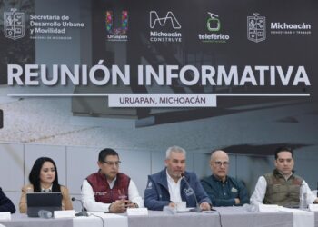 Confirma Bedolla obras de alto impacto para el desarrollo de Uruapan