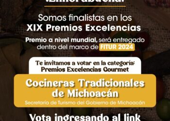 Por su cocina tradicional, Michoacán es nominado a los Premios Excelencias Gourmet