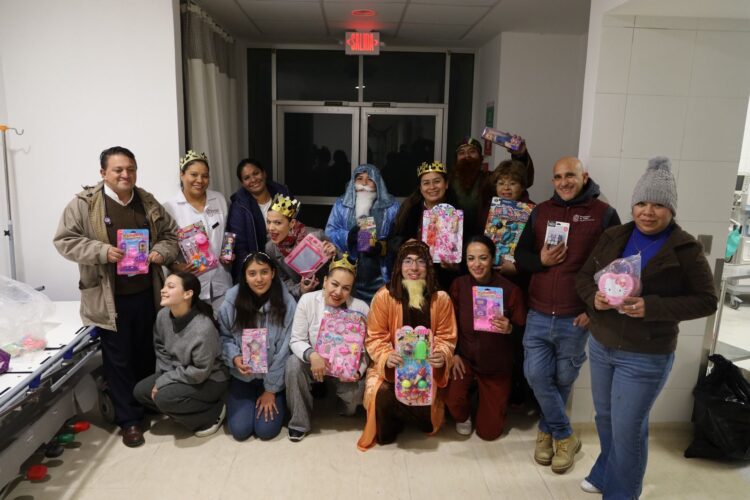 Llegan los Reyes Magos al Hospital Infantil: SSM