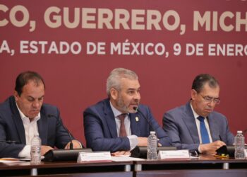 Propone Bedolla acciones para reforzar seguridad en Michoacán y estados colindantes