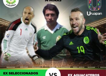 Hoy, leyendas del futbol en Uruapan