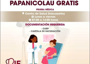 Exámen gratuito para mujeres en Ziracua
