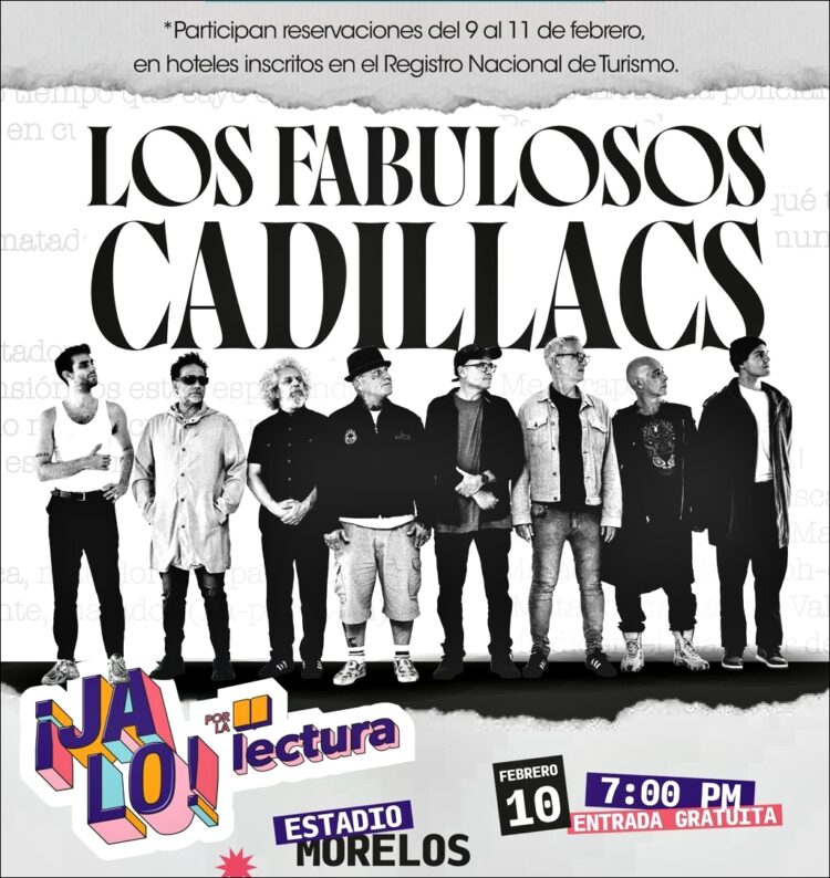 Hoteles y restaurantes de Morelia, Pátzcuaro y Uruapan podrán entregar boletos para Los Fabulosos Cadillacs