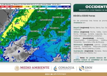 Inicia febrero con nublados y lluvia por la tarde-noche en gran parte de Michoacán