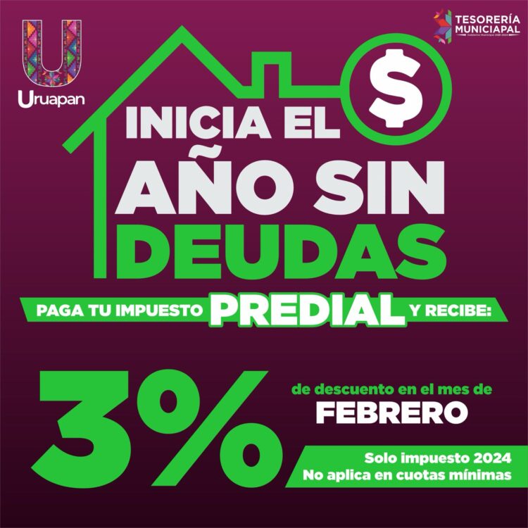 ¿Ya pagaste tus contribuciones del 2024? Empieza por cubrir el Impuesto Predial …