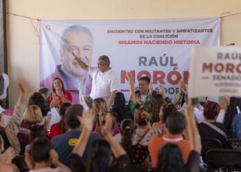 Llama Raúl Morón al pueblo de Michoacán a pensar en grande, porque se lo merece