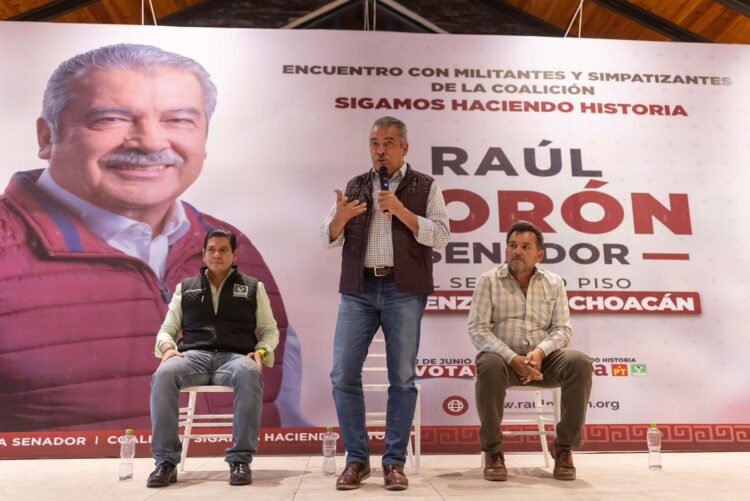 Desde las cámaras legislativas traeremos la 4T a Morelia, ofrece Raúl Morón