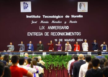 Julieta García Zepeda se une a celebración del 59 Aniversario del Tecnológico Morelia