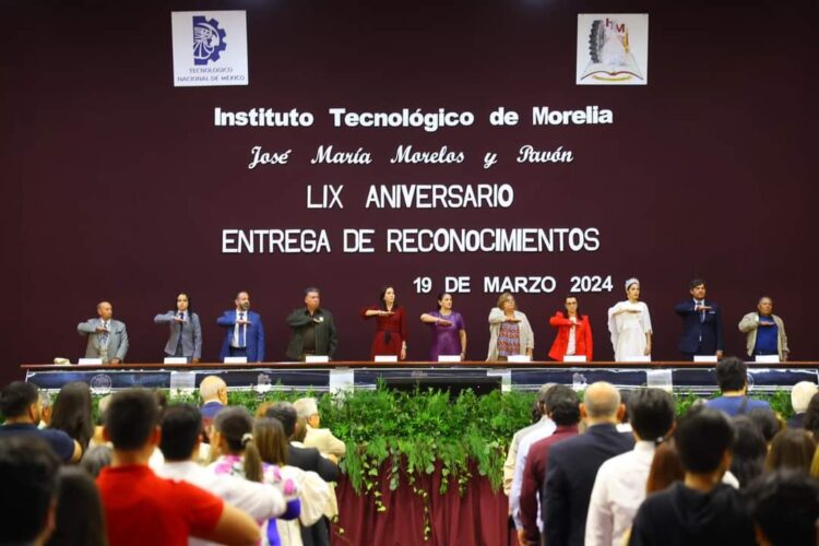 Julieta García Zepeda se une a celebración del 59 Aniversario del Tecnológico Morelia