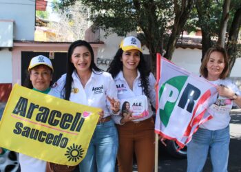 Vamos a defender la democracia y el voto libre, afirma Araceli Saucedo en Pátzcuaro