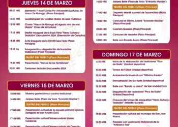 Aquí el programa de eventos y actividades de la Expo Feria del 2024 en Ziracuaretiro