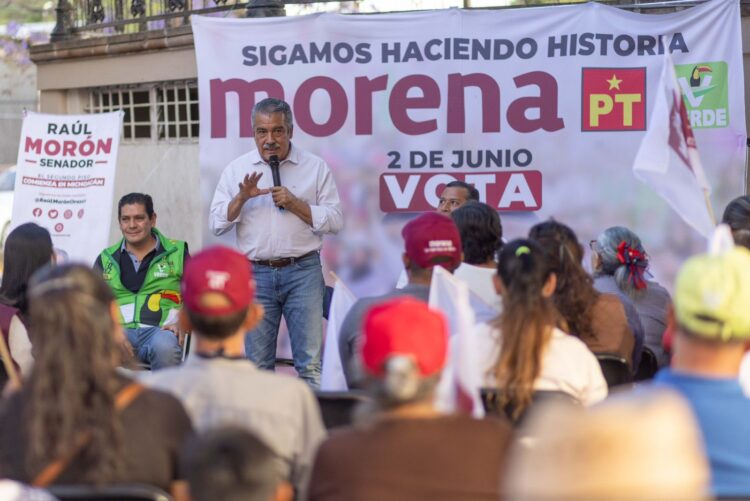 Hacer realidad las 20 iniciativas de AMLO, la misión de Raúl Morón en el Senado