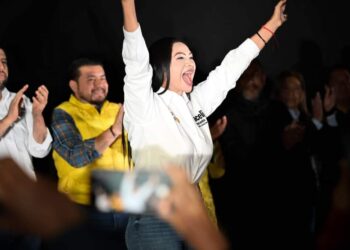 Por la democracia, libertad y seguridad, campaña de Araceli Saucedo al Senado